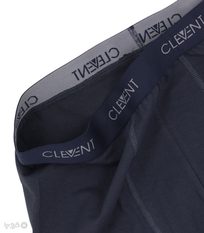 شورت مردانه نخی پادار کش از رو Clevent کلونت کد 2408