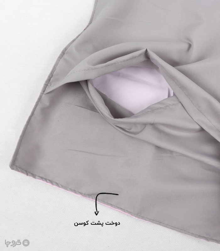 سرویس روتختی میکروفایبر نوپه هوم کد T5023 طرح سایه روشن