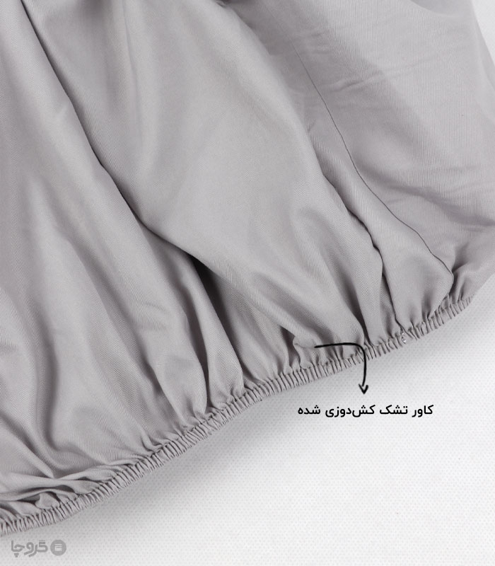 سرویس روتختی میکروفایبر نوپه هوم کد T5023 طرح سایه روشن