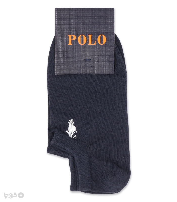 جوراب قوزکی اسپرت گلدوزی طرح Polo