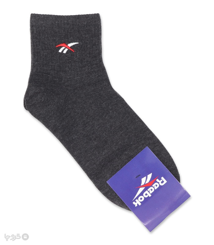 جوراب نیم ساق اسپرت گلدوزی طرح Reebok