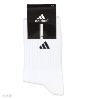 خرید جوراب ساقدار زنانه کش انگلیسی گلدوزی طرح Adidas