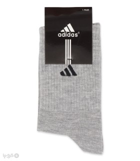 خرید جوراب ساقدار زنانه کش انگلیسی گلدوزی طرح Adidas