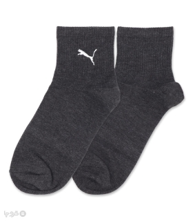 جوراب نیم ساق اسپرت کش انگلیسی گلدوزی طرح Puma