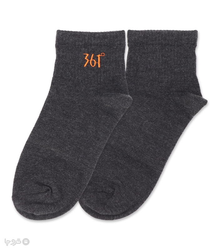 جوراب نیم ساق اسپرت گلدوزی کد 41017 طرح 361