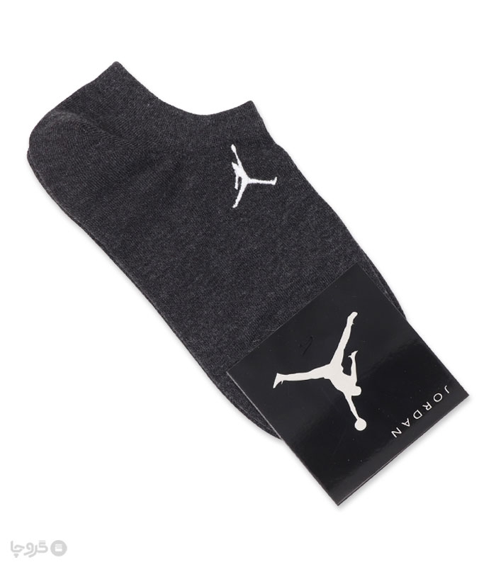 جوراب قوزکی اسپرت گلدوزی طرح Jordan