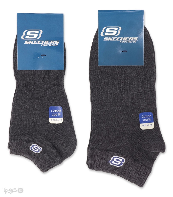 جوراب مچی اسپرت گلدوزی طرح Skechers