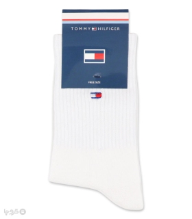 خرید جوراب ساقدار زنانه گلدوزی طرح Tommy