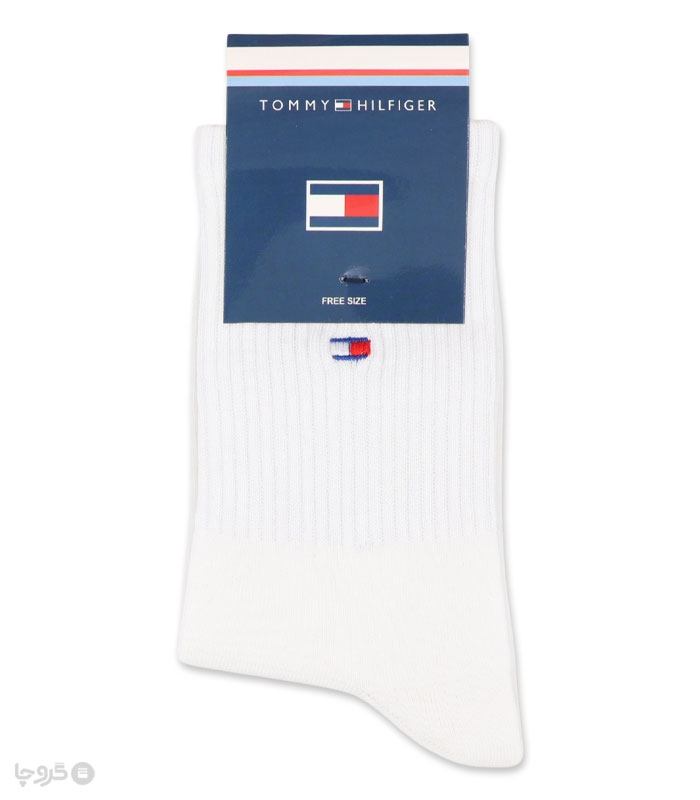 جوراب ساقدار زنانه گلدوزی طرح Tommy