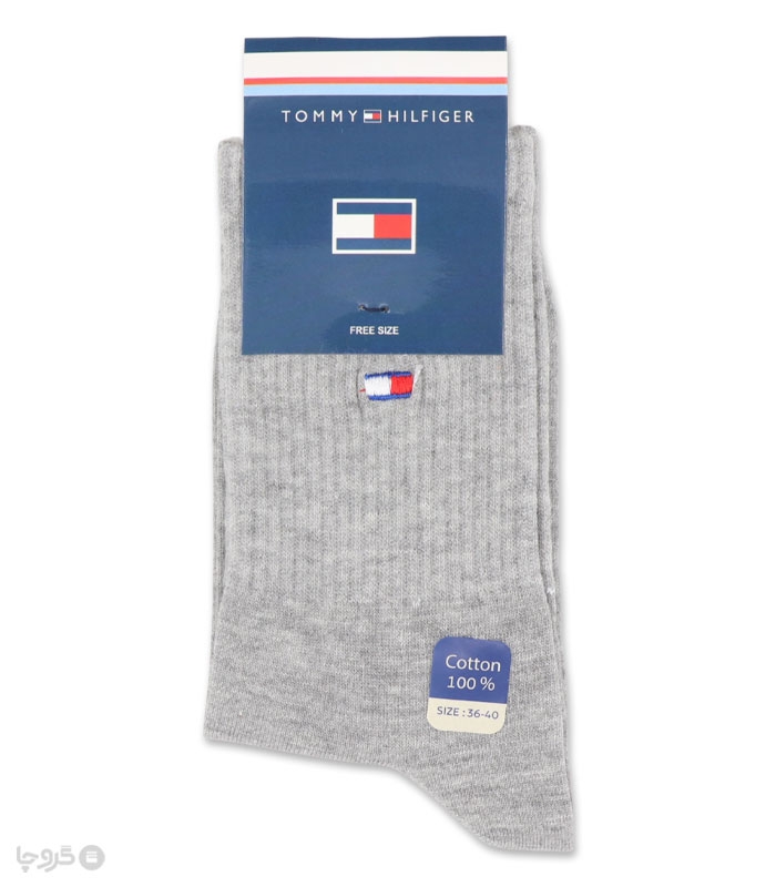 جوراب ساقدار زنانه گلدوزی طرح Tommy