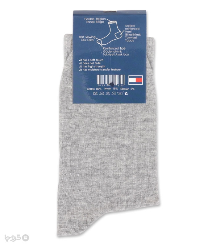 جوراب ساقدار زنانه گلدوزی طرح Tommy