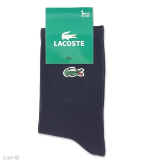 خرید جوراب ساقدار زنانه گلدوزی طرح Lacoste