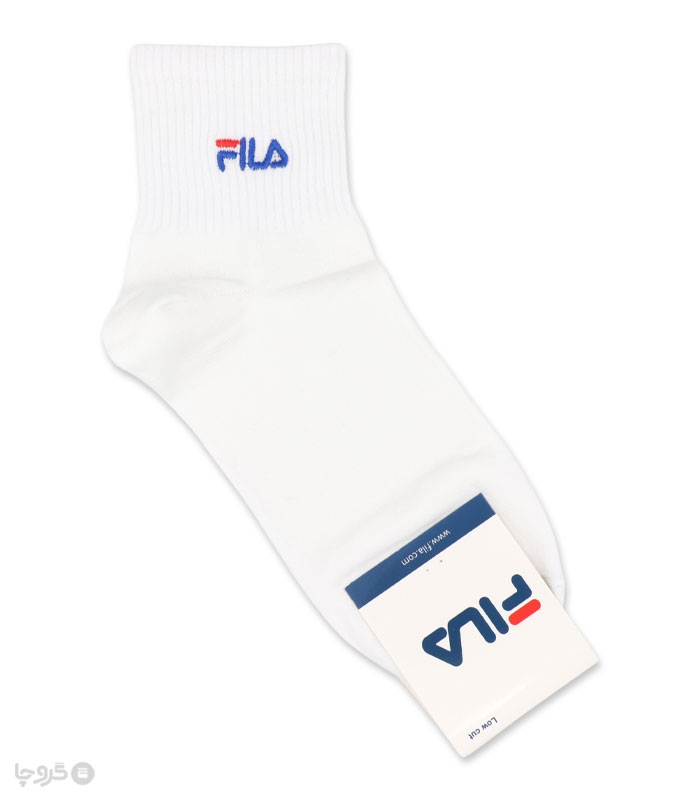 جوراب نیم ساق مردانه گلدوزی طرح Fila