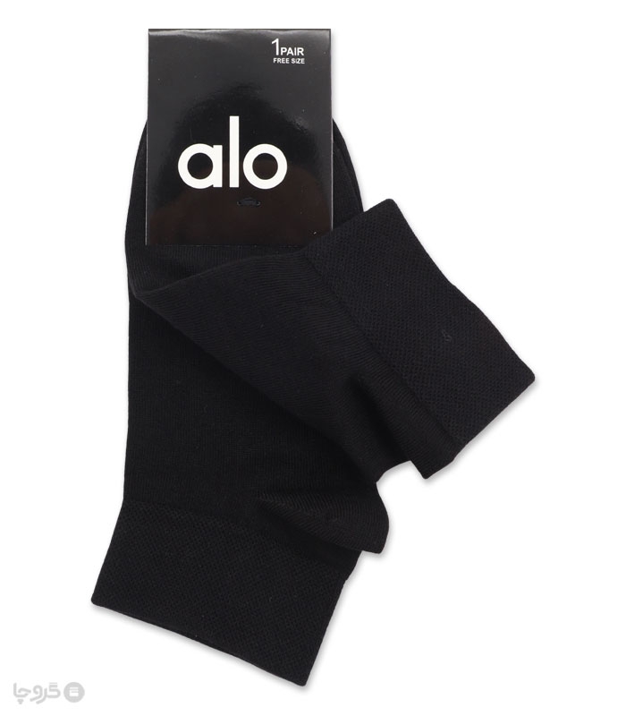 جوراب مچی اسپرت گلدوزی کد 24508 طرح Alo