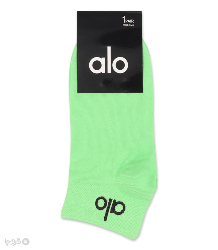 جوراب مچی اسپرت گلدوزی کد 24508 طرح Alo