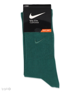 خرید جوراب ساقدار اسپرت کش انگلیسی گلدوزی طرح Nike طیف سبز
