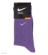 خرید جوراب ساقدار اسپرت کش انگلیسی گلدوزی طرح Nike طیف بنفش