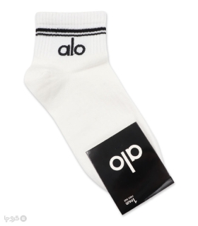 خرید جوراب نیم ساق اسپرت گلدوزی کد 76504 طرح Alo