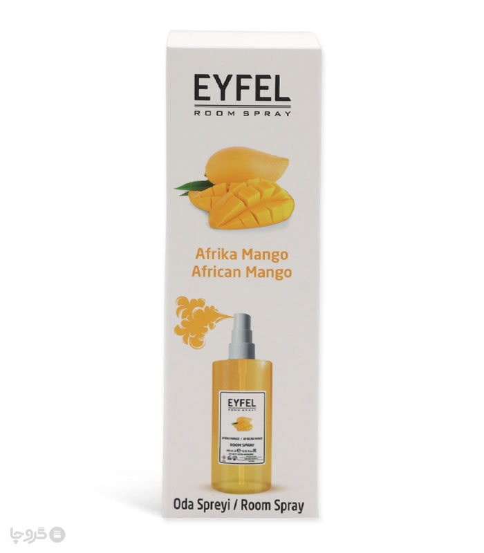 خرید اسپری خوشبو کننده هوا ایفل Eyfel رایحه African Mango - حجم 400 میلی لیتر