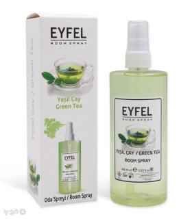 خرید اسپری خوشبو کننده هوا ایفل Eyfel رایحه Green Tea - حجم 400 میلی لیتر