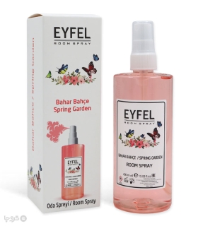 خرید اسپری خوشبو کننده هوا ایفل Eyfel رایحه Spring Garden - حجم 400 میلی لیتر