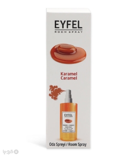 اسپری خوشبو کننده هوا ایفل Eyfel رایحه Caramel - حجم 400 میلی لیتر