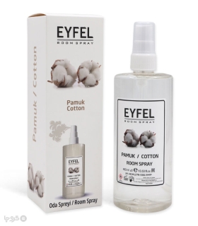 خرید اسپری خوشبو کننده هوا ایفل Eyfel رایحه Cotton - حجم 400 میلی لیتر