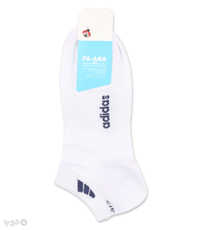 جوراب نانو مچی مردانه پاآرا کد 403 طرح Adidas