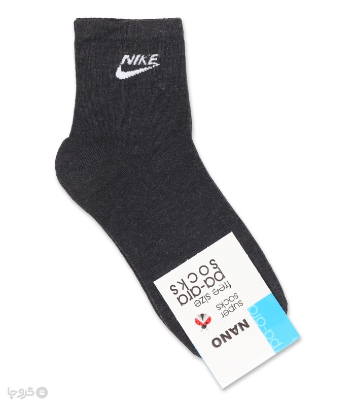 جوراب نانو نیم ساق مردانه پاآرا کد403 طرح Nike