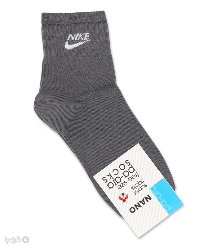 جوراب نانو نیم ساق مردانه پاآرا کد403 طرح Nike