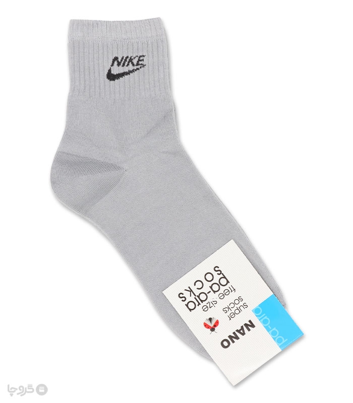 جوراب نانو نیم ساق مردانه پاآرا کد403 طرح Nike