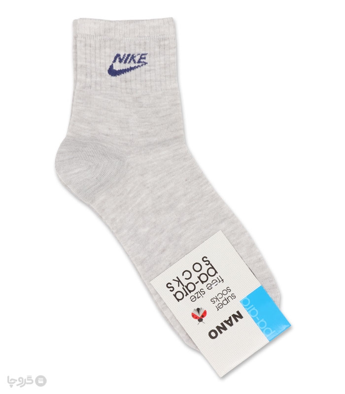 جوراب نانو نیم ساق مردانه پاآرا کد403 طرح Nike