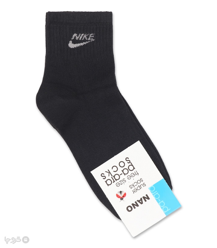 جوراب نانو نیم ساق مردانه پاآرا کد403 طرح Nike