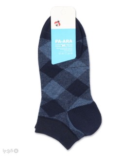 خرید جوراب نانو مچی مردانه پاآرا کد 403 طرح مربعی