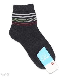 خرید جوراب نانو نیم ساق مردانه پاآرا کد 402 طرح رینگی شکسته