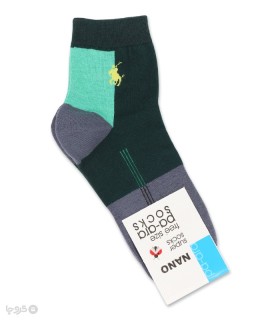 خرید جوراب نانو نیم ساق مردانه پاآرا کد 402 طرح polo