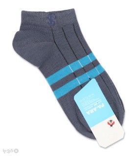 خرید جوراب نانو مچی مردانه پاآرا کد 403 طرح دو خط