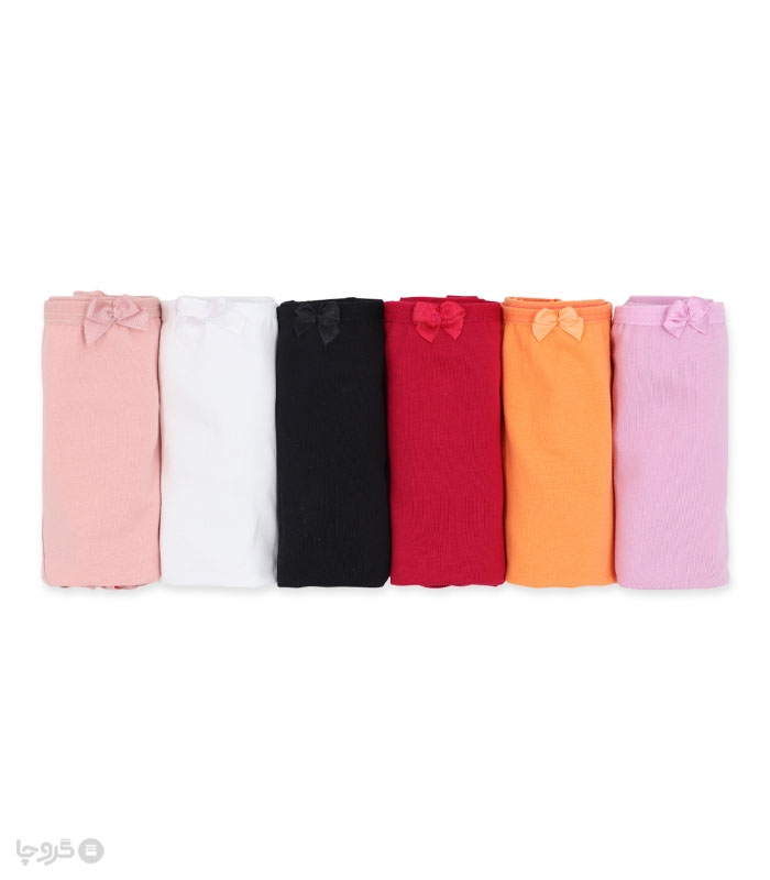 پک شورت زنانه اسلیپ نخی Misspel میسپل کد 2000 طرح 8 - بسته 6 عددی