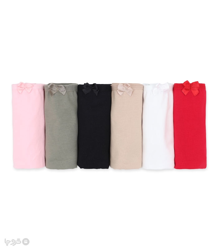 پک شورت زنانه اسلیپ نخی Misspel میسپل کد 2000 طرح 9 - بسته 6 عددی