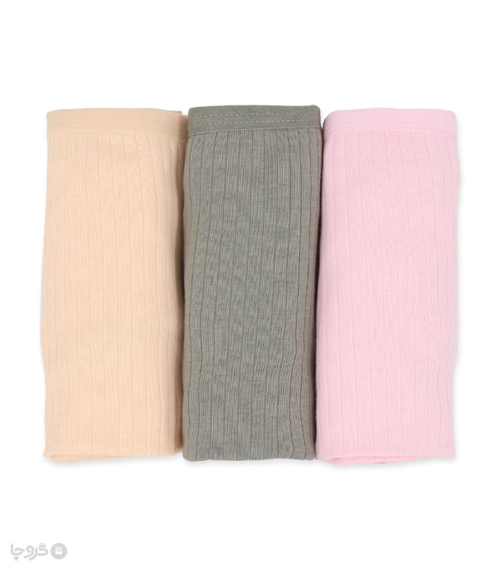 خرید پک شورت زنانه اسلیپ نخی کبریتی Misspel میسپل کد 6100 طرح 3 - بسته 3 عددی