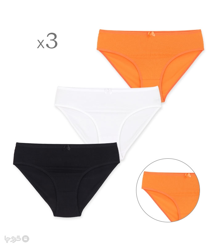 پک شورت زنانه اسلیپ نخی Misspel میسپل کد 1000 طرح 19 - بسته 3 عددی