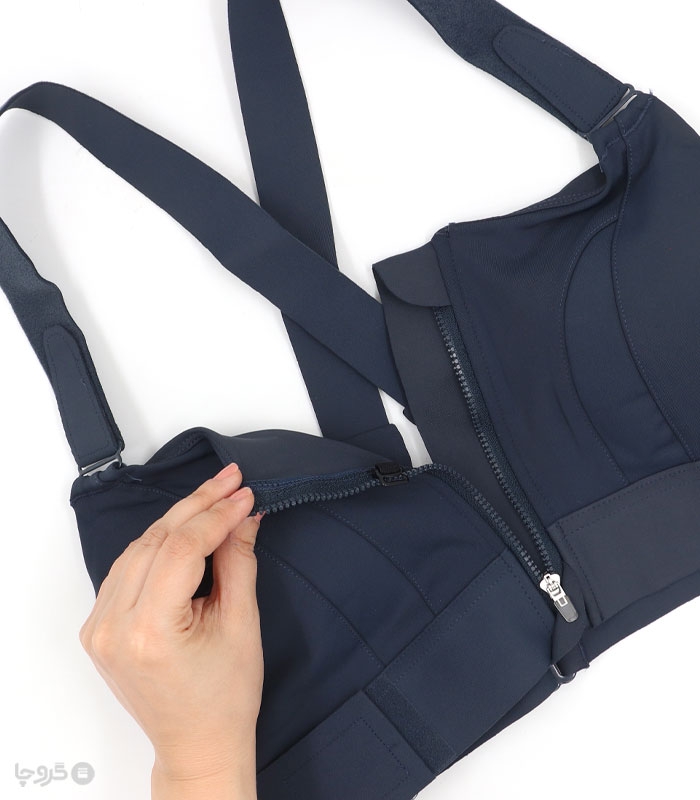 نیم تنه کاپدار جلو باز شو زیپی پشت ضربدری کد 839