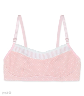 خرید سوتین دخترانه نخی بدون فنر کد 816 طرح خالخالی