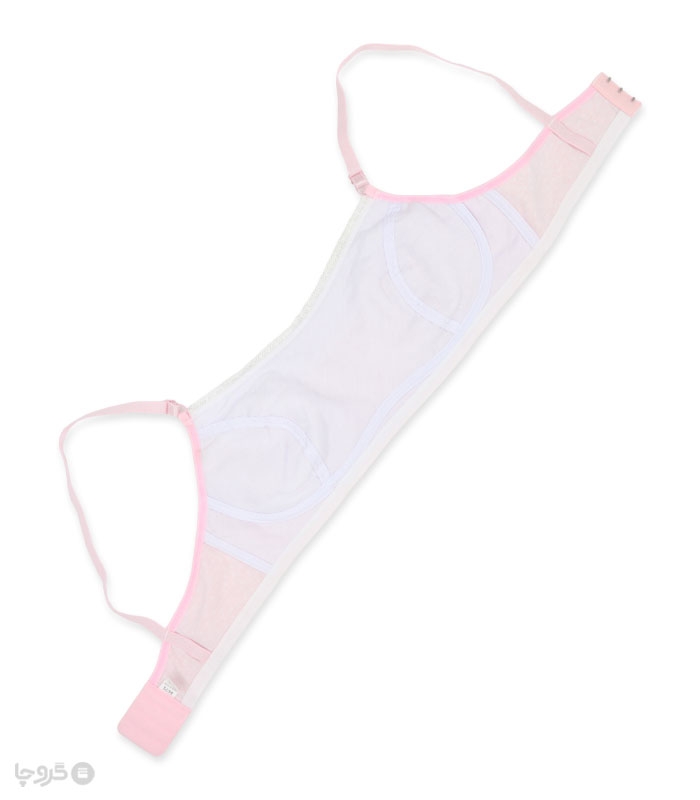 سوتین دخترانه نخی بدون فنر کد 816 طرح خالخالی