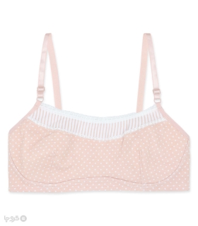 خرید سوتین دخترانه نخی بدون فنر کد 816 طرح خالخالی