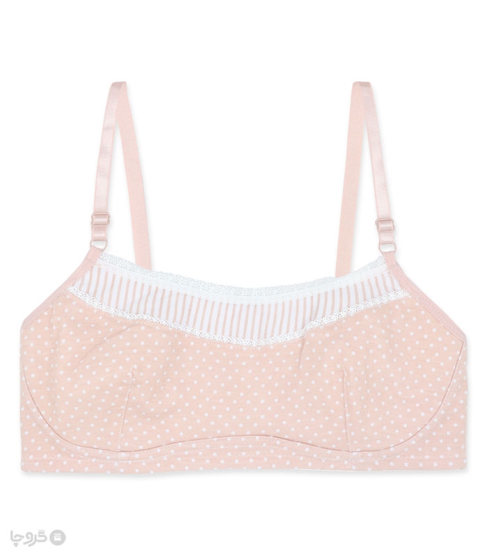 خرید سوتین دخترانه نخی بدون فنر کد 816 طرح خالخالی