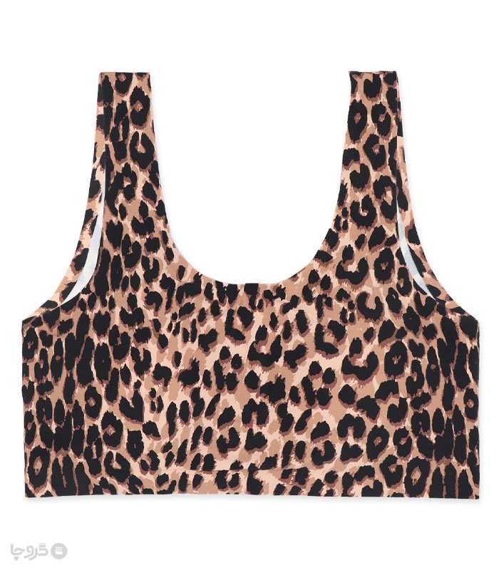 خرید نیم تنه دخترانه کاپدار قزن‌دار کد 26 طرح پلنگی