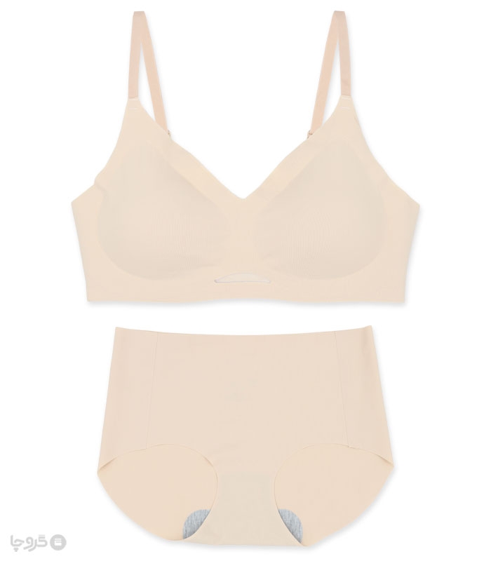 ست شورت و نیم تنه لیزری کاپدار ساده