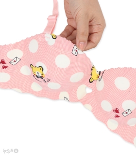 سوتین لیزری کاپدار بدون فنر کد 315 طرح خرس