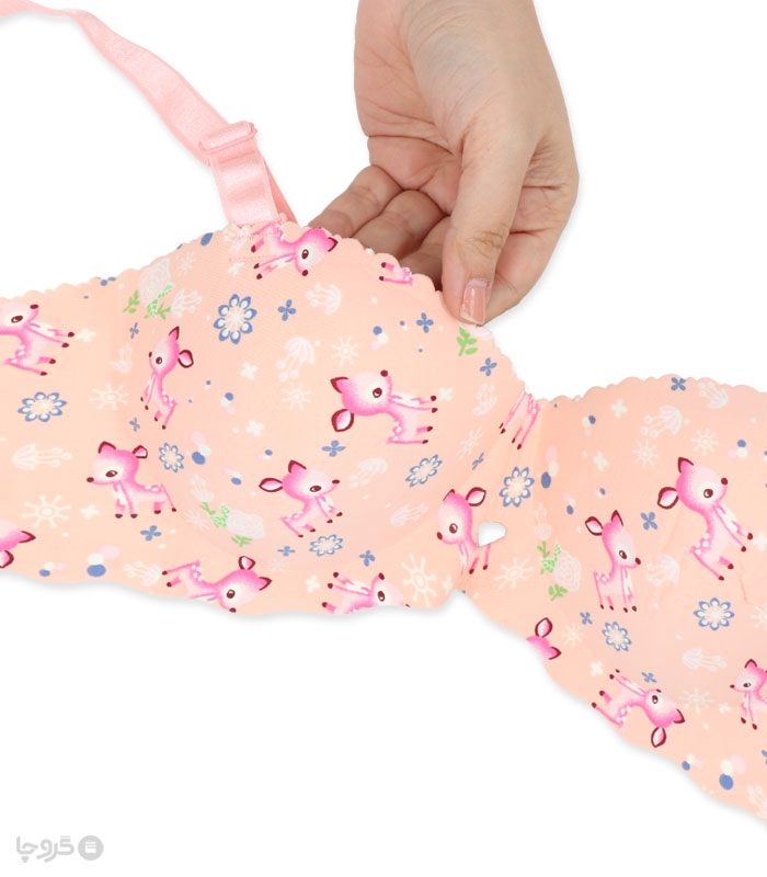 سوتین لیزری کاپدار بدون فنر کد 315 طرح آهو